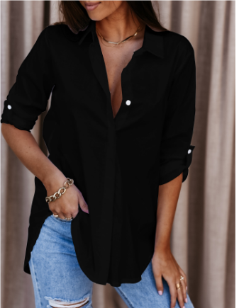 Salena | Femme Élégante Blouse | Manches Longues