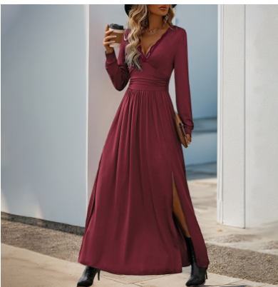 Alphosinem | Robe Élégante pour Femmes | Maxi