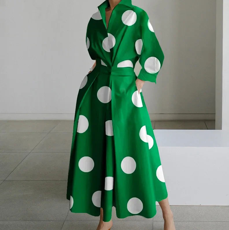 Rosiena | Robe de soirée drapée avec décolleté en V pour femmes