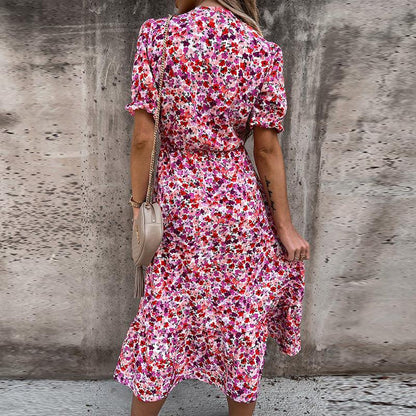 Zoey | Robe à motifs floraux et fente