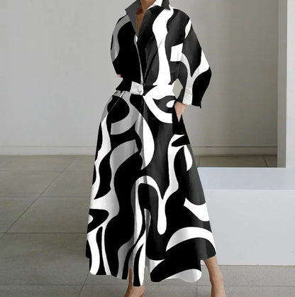 Rosiena | Draped evening dress with V-neckline for women