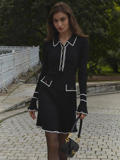 Damar | Maxi dress with high waist and ruffles for women