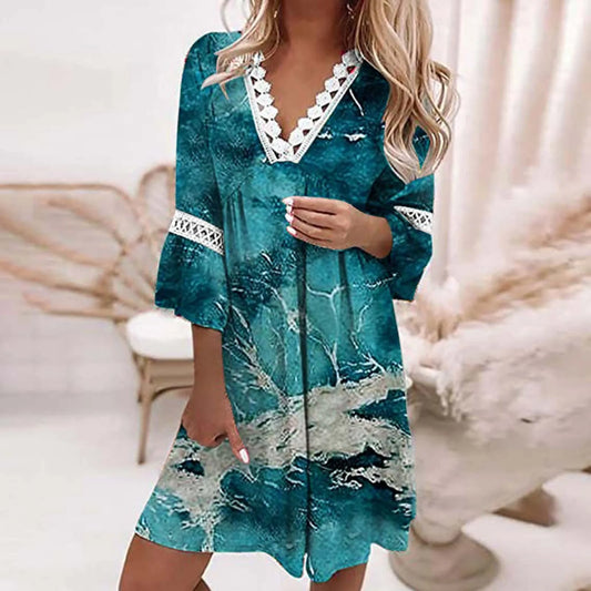Cassandra | Robe d'été à fleurs aérées