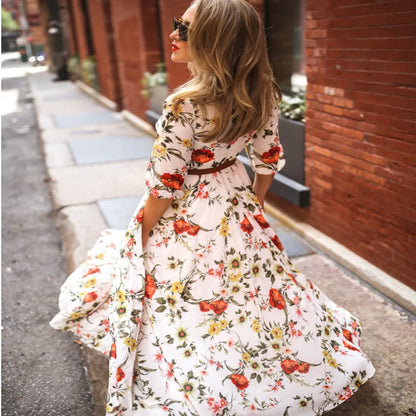 Margarethe | Robe maxi fluide pour femmes