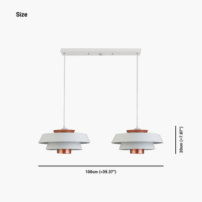 Suspension Cool Nordic Scandinave 3 couches, aluminium