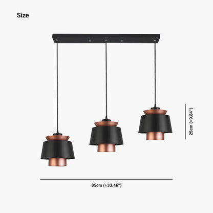 Suspension Cool Nordic Scandinave 3 couches, aluminium