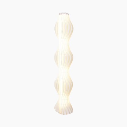 Lampe sur pied décorative scandinave en PVC blanc
