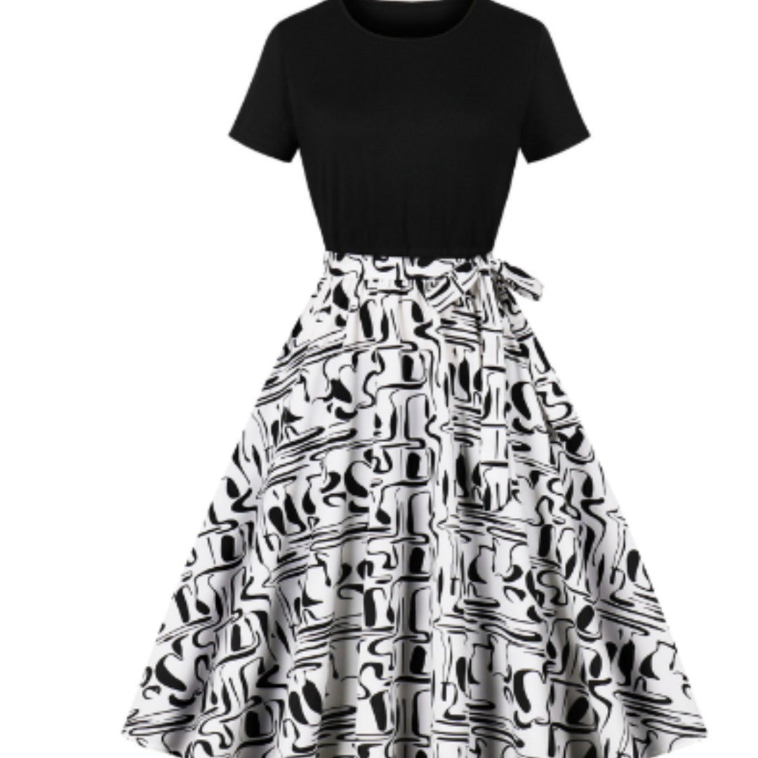 Nerys | Robe à Pois Vintage pour Femmes
