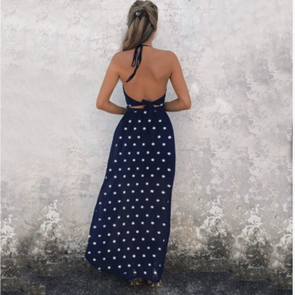 Robe Femme Boho Sans Manches Imprimé Floral | Maxi
