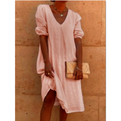 Fanny | Robe midi décontractée élégante pour femmes