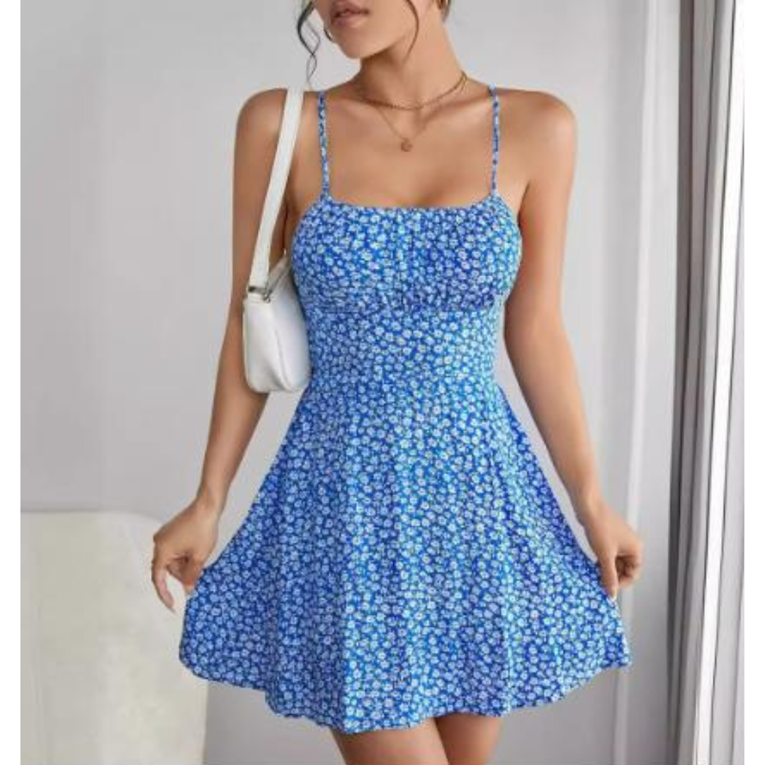 Igritte | Robe Cami Slim avec Motif Floral