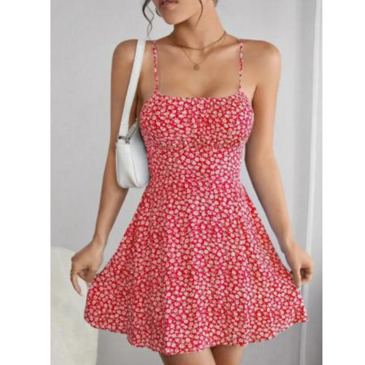 Igritte | Slim Cami Dress with Floral Pattern