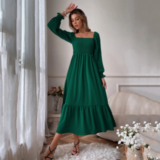 Hermina | Robe femme à manches longues