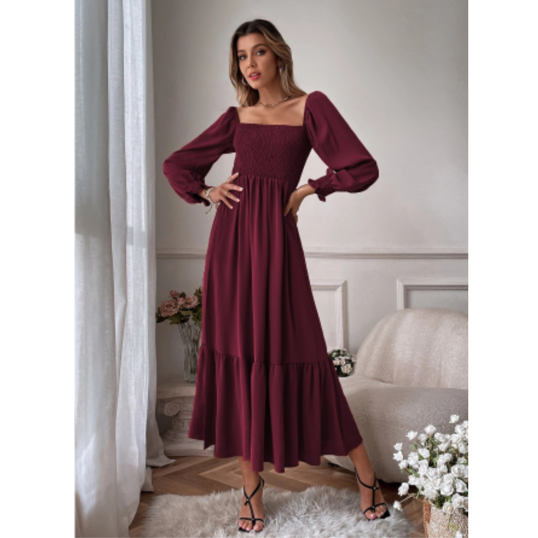 Hermina | Robe femme à manches longues