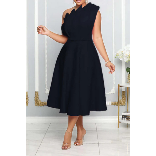Women's One-Shoulder Dress | Midi