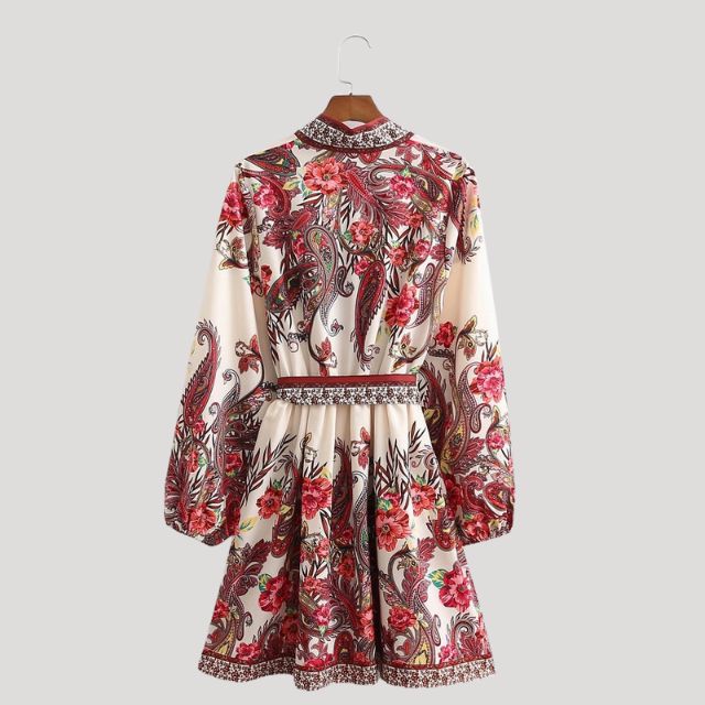 Islaith | Robe Mini Femme Paisley