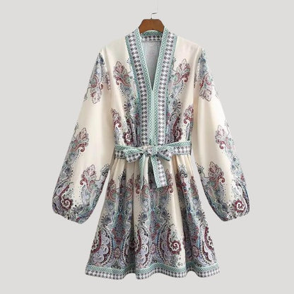Islaith | Robe Mini Femme Paisley