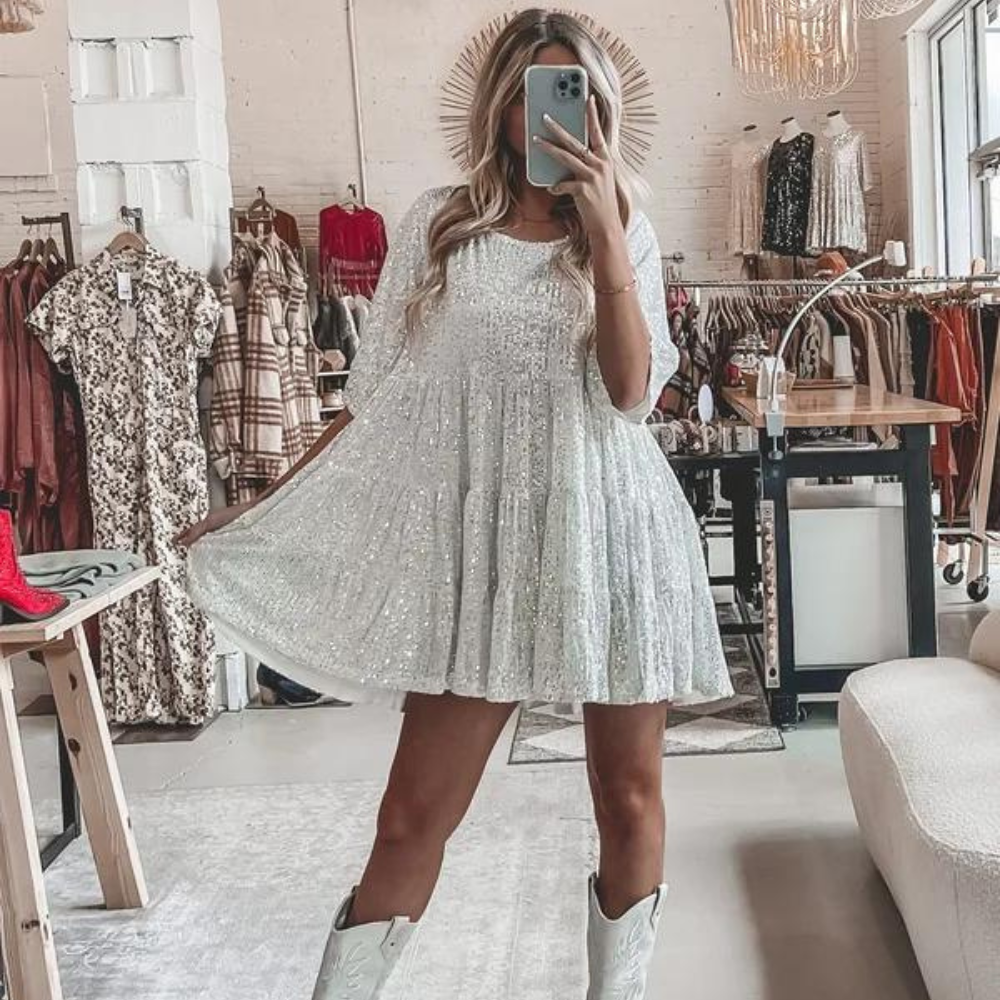 Eliza | La plus belle robe de fête élégante et scintillante