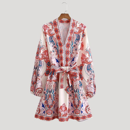 Islaith | Robe Mini Femme Paisley