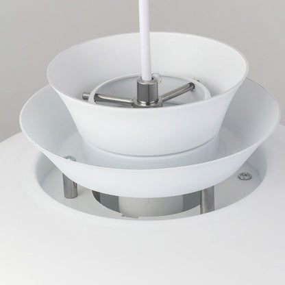 Suspension de style scandinave avec abat-jour blanc