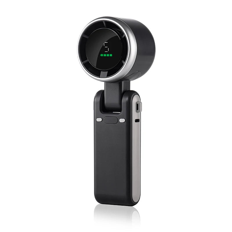 Ventilateur Turbo Portable Pliable avec Affichage Numérique
