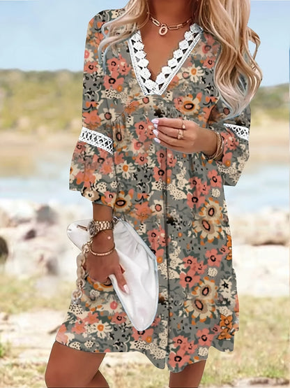 Cassandra | Robe d'été à fleurs aérées