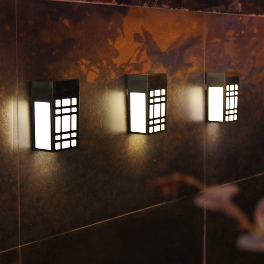 KireiGlow - Solar Wall Light for Outdoor with Japanese Design
