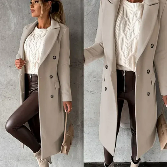 Tildarlin | Manteau Trench Chaud pour Femmes | Hiver