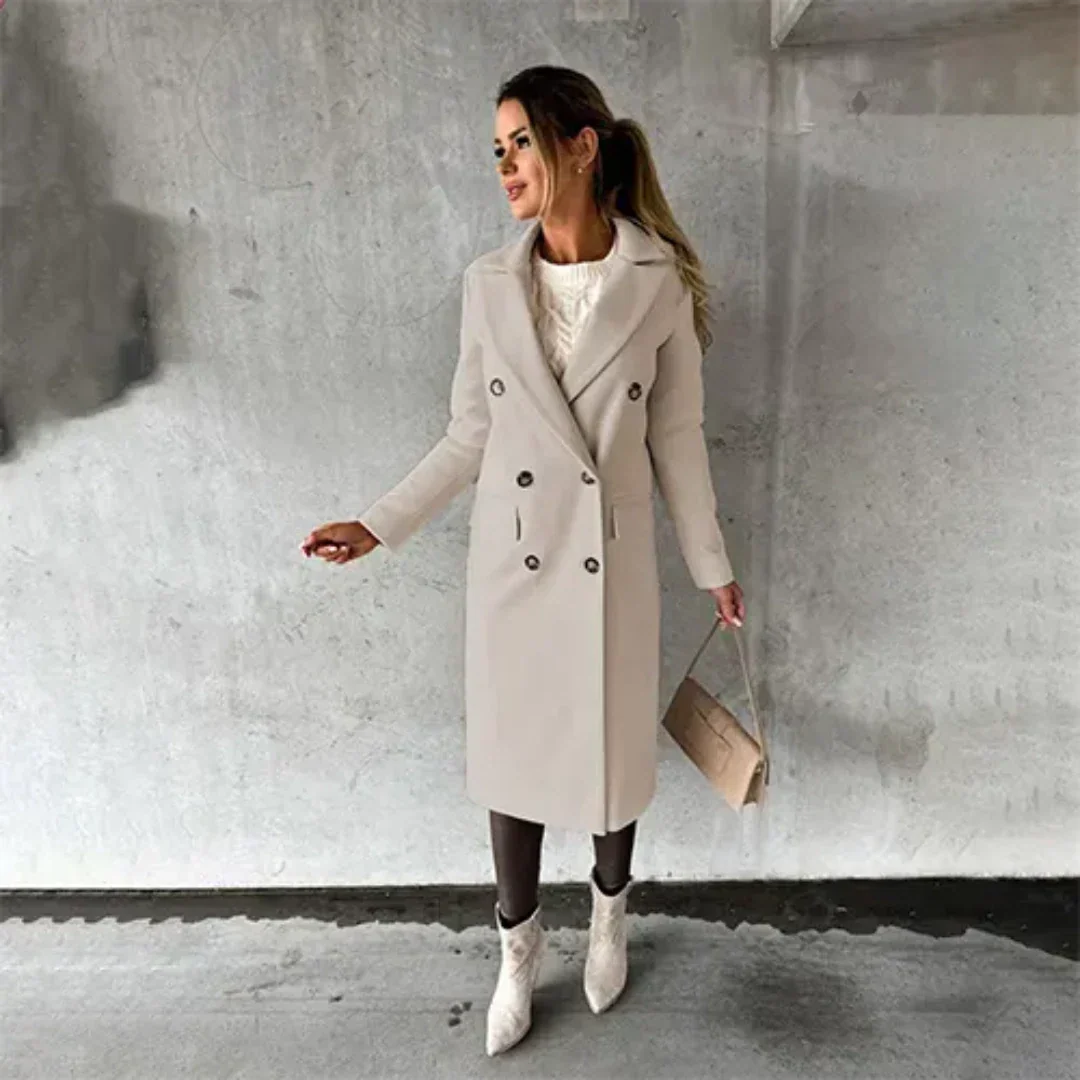 Tildarlin | Manteau Trench Chaud pour Femmes | Hiver
