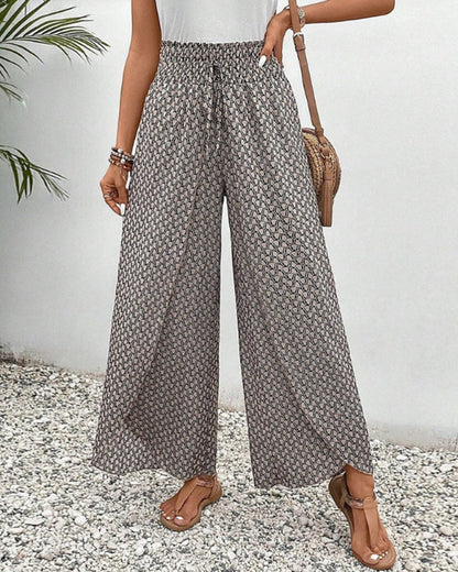 Sapphira | Pantalon femme avec imprimé géométrique
