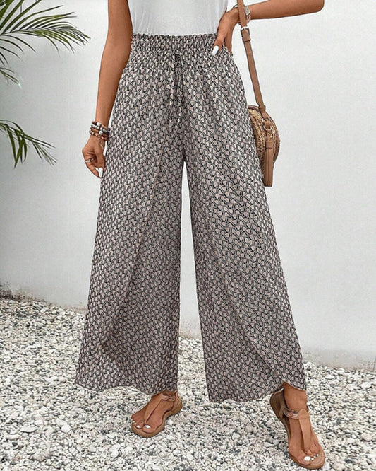 Sapphira | Pantalon femme avec imprimé géométrique