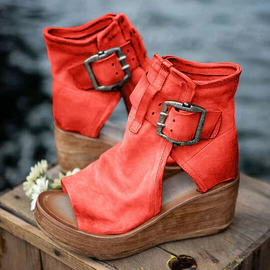 Jhoanna | Sandales à talons compensés Boho pour femmes