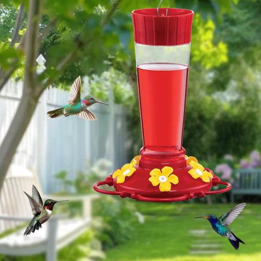 Gourde pour colibris en plastique de grande capacité avec crochet