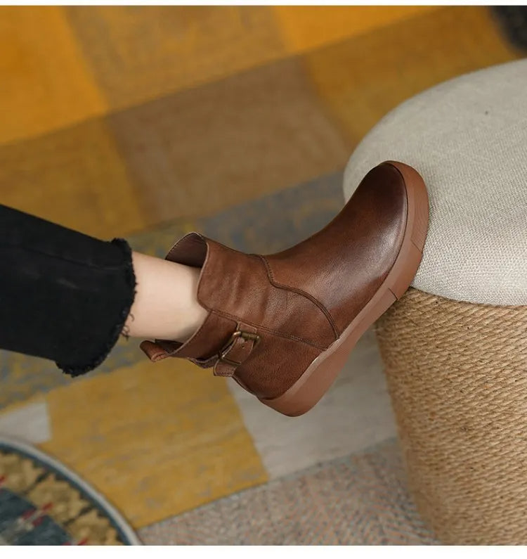 Hedwigen | Bottes Cheville Femme | Vintage