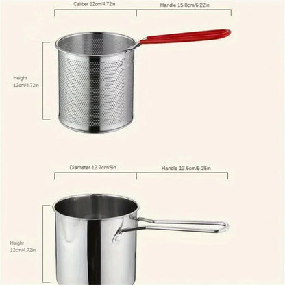 Friteuse Profonde 1200ML avec Passoire