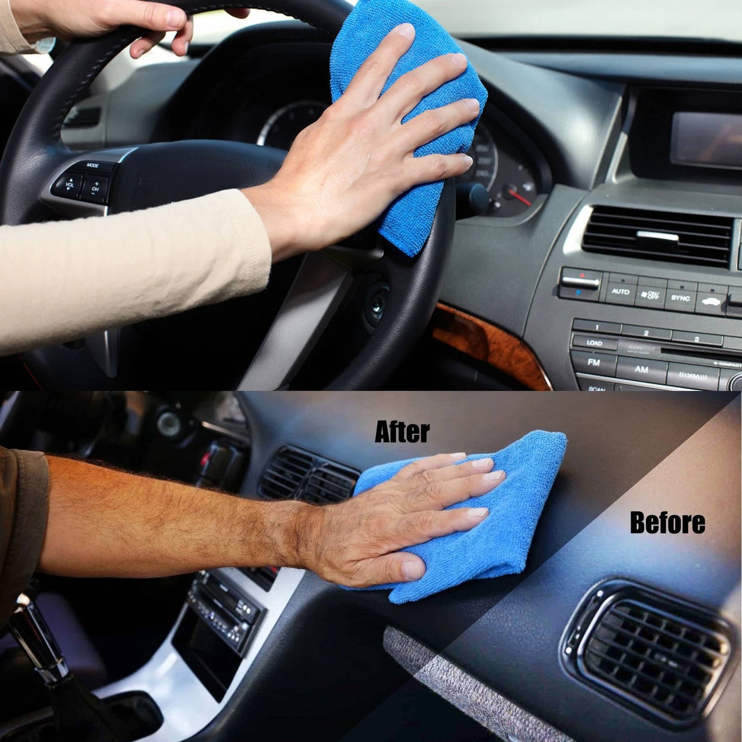 Set de 3 Nettoyants Professionnels pour Intérieur de Voiture