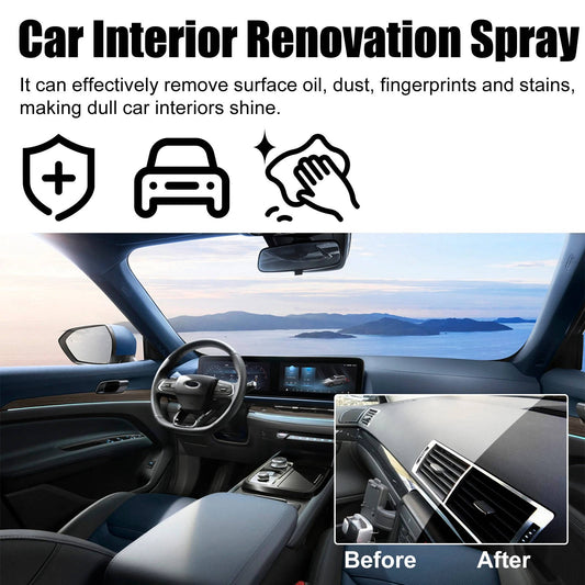 Set de 3 Nettoyants Professionnels pour Intérieur de Voiture