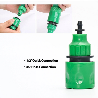 Système d'irrigation goutte à goutte avec minuterie automatique