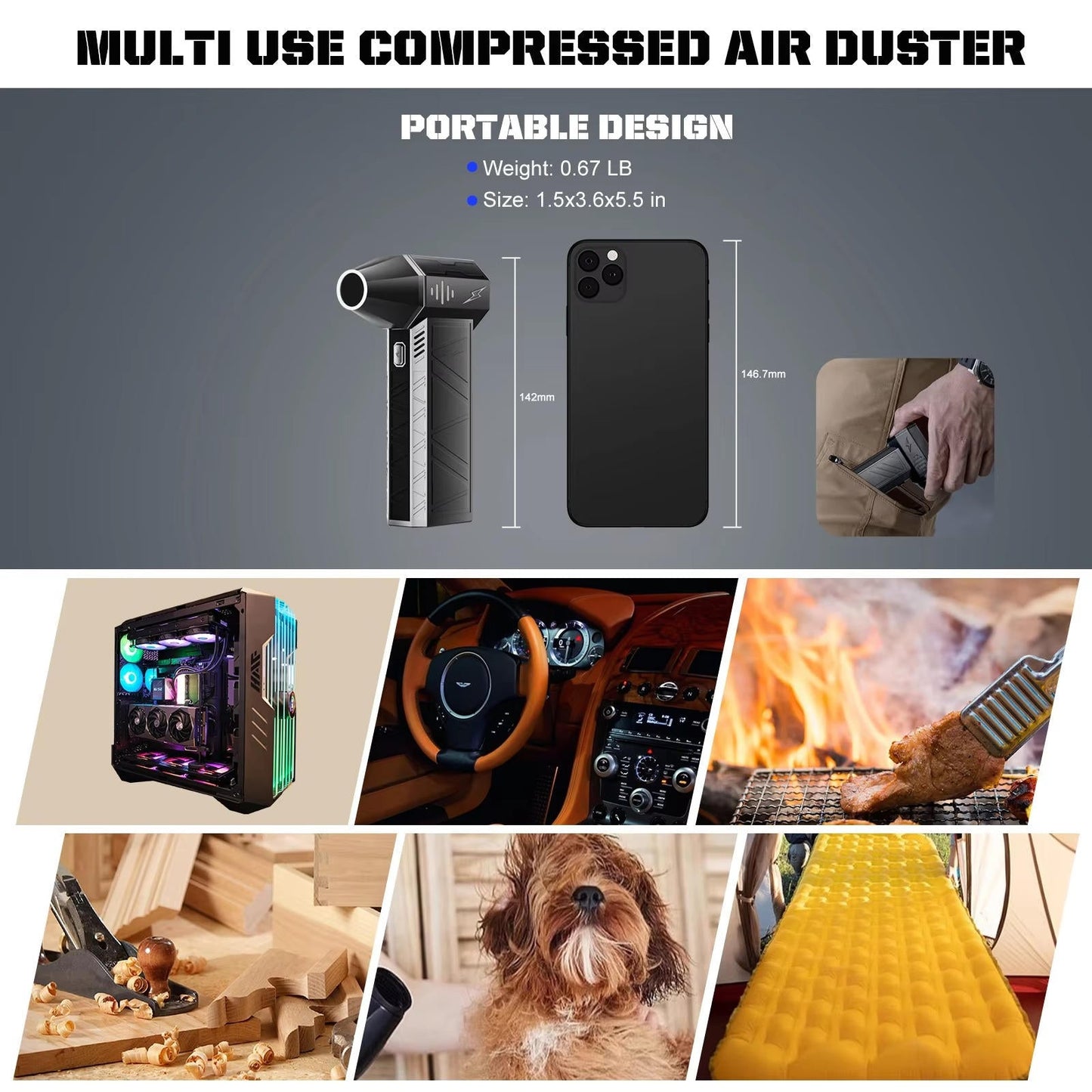 Ventilateur à jet sans fil