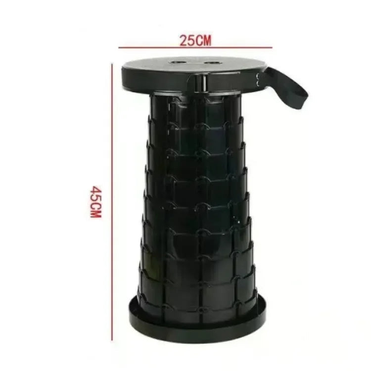 Tabouret télescopique pliable