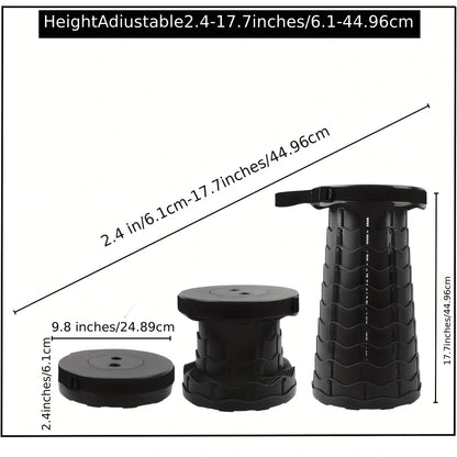 Tabouret télescopique pliable