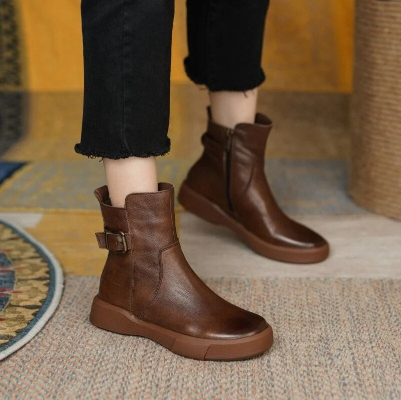 Hedwigen | Bottes Cheville Femme | Vintage
