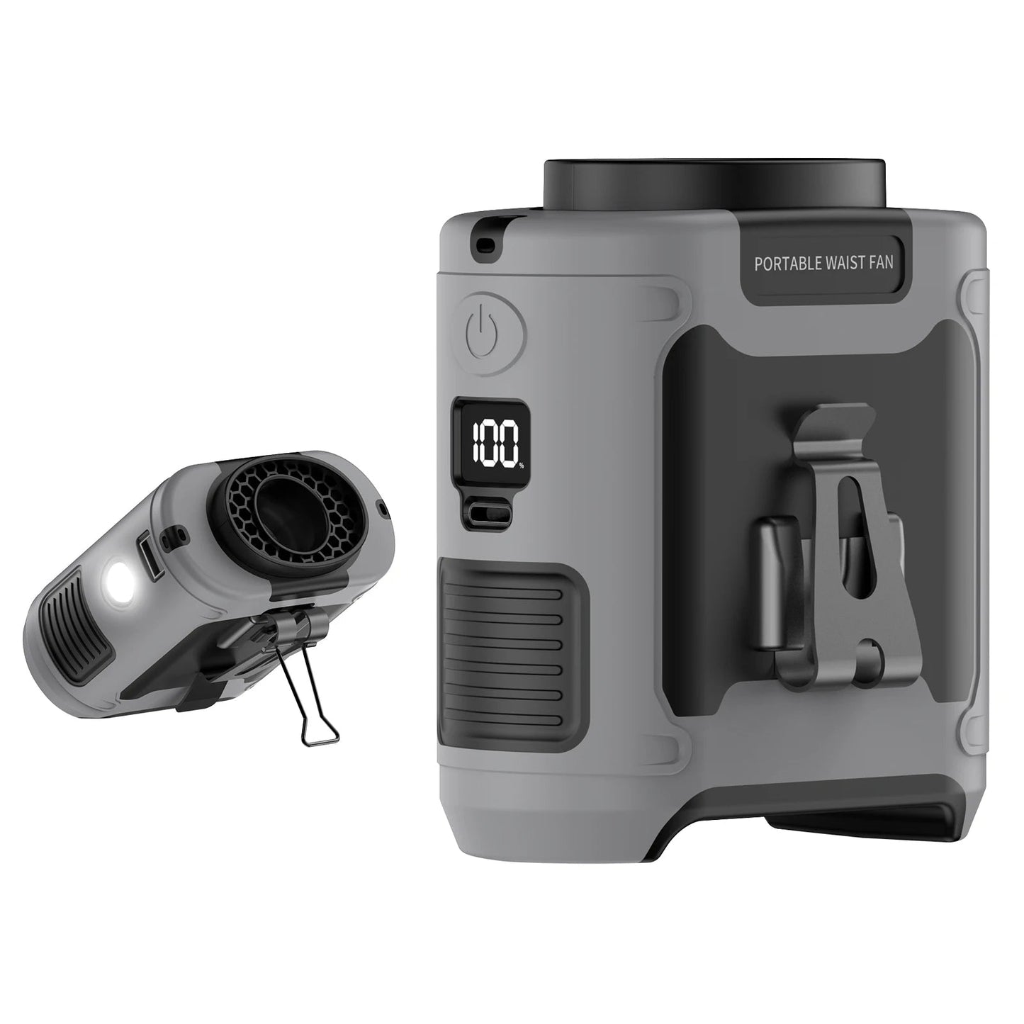 Ventilateur portable de taille 10 000 mAh pour extérieur