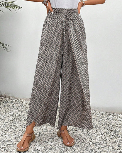 Sapphira | Pantalon femme avec imprimé géométrique
