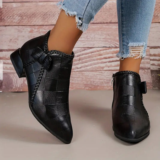 Lorelev | Bottes à Talon Bas pour Femmes | Confortables