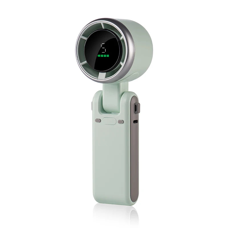 Ventilateur Turbo Portable Pliable avec Affichage Numérique