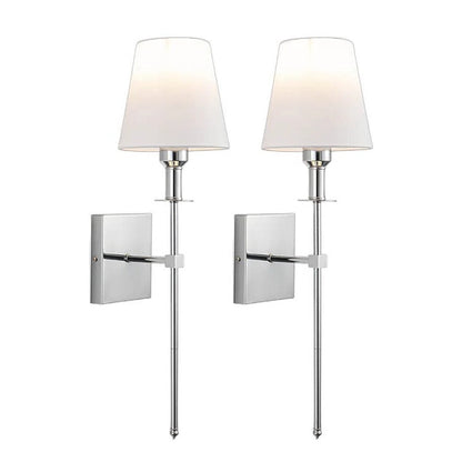 Ensemble de Lampes Murales Sans Fil Rechargeables (2 Pack) - Éclairage Intérieur et Extérieur Alimenté par Batterie pour la Maison, le Patio et le Jardin