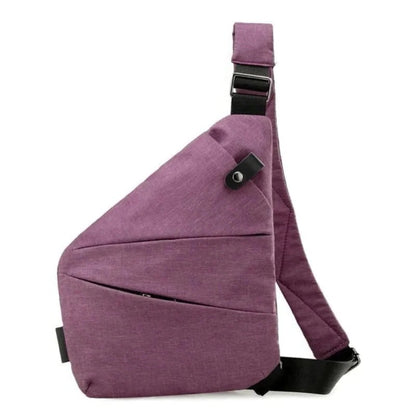 Unisex anti-theft shoulder bag