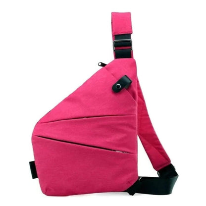 Unisex anti-theft shoulder bag