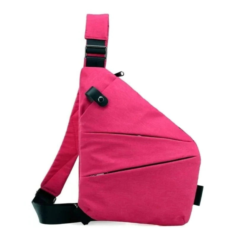 Unisex anti-theft shoulder bag